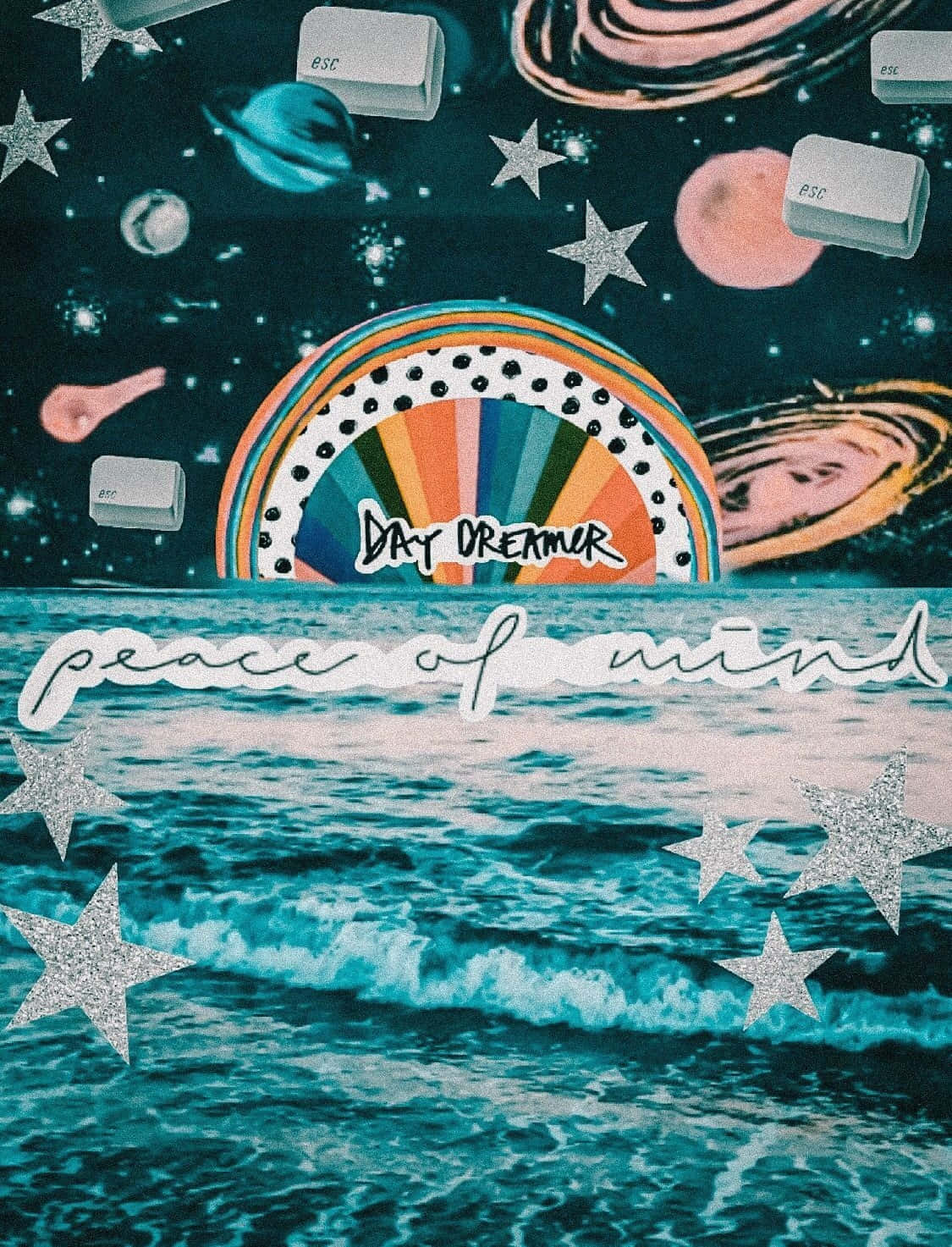 Cute VSCO Aesthetic, rainbow, stars, HD Phone Wallpaper