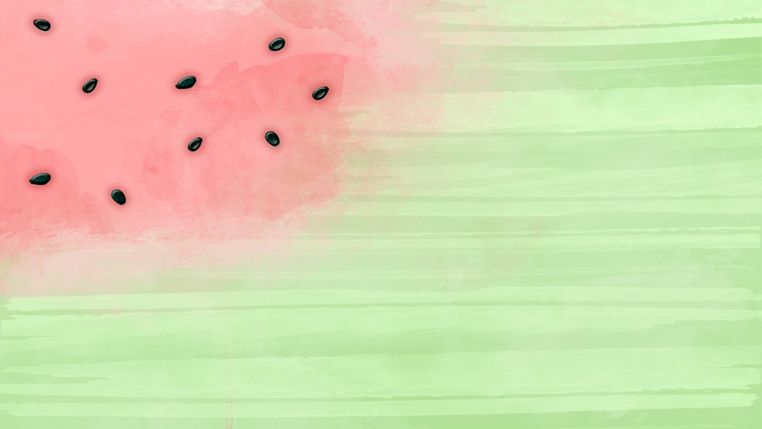 pastel watermelon, watercolor-style, pink flesh, HD Desktop Wallpaper