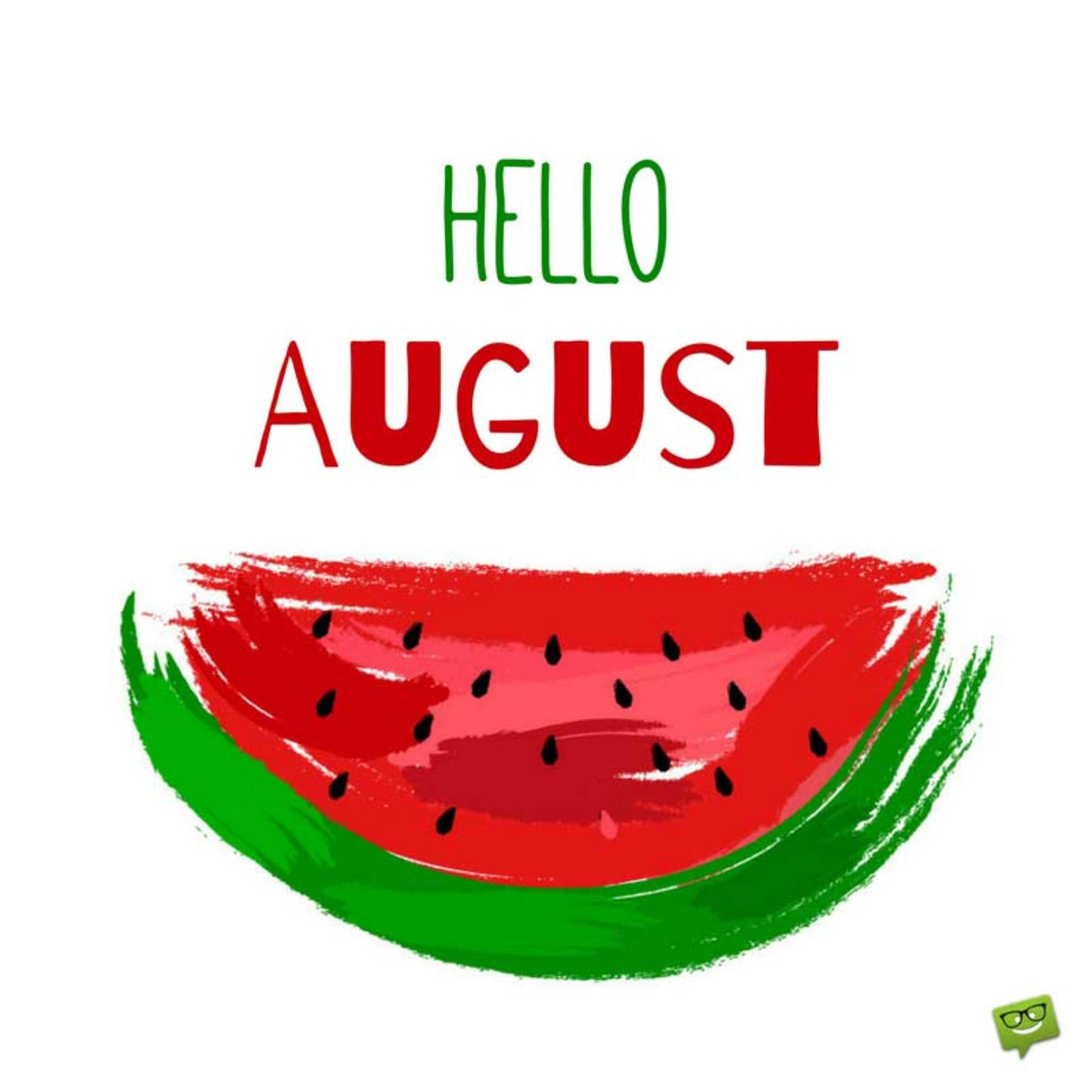 red watermelon, August, watercolor, Full HD Desktop Wallpaper
