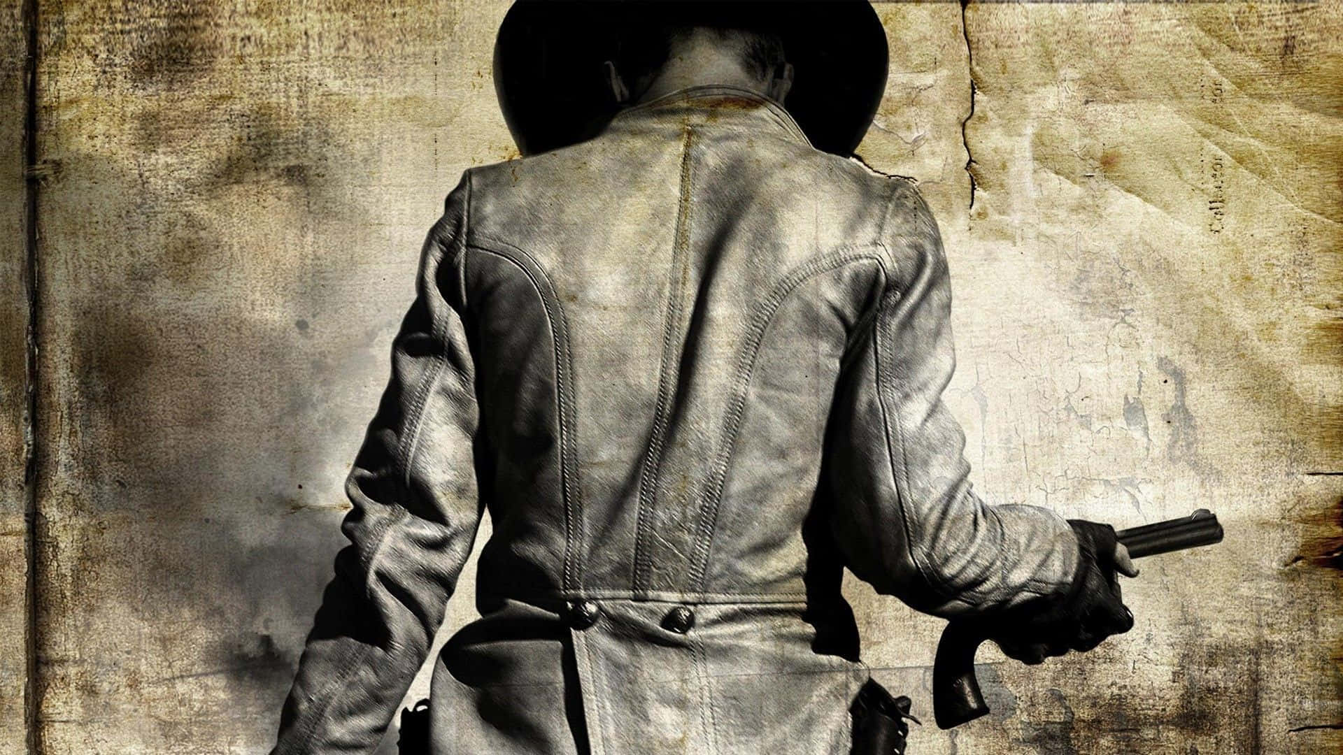 Ride Off Into The Sunset, cowboy, weathered leather jacket, Full HD Desktop Wallpaper