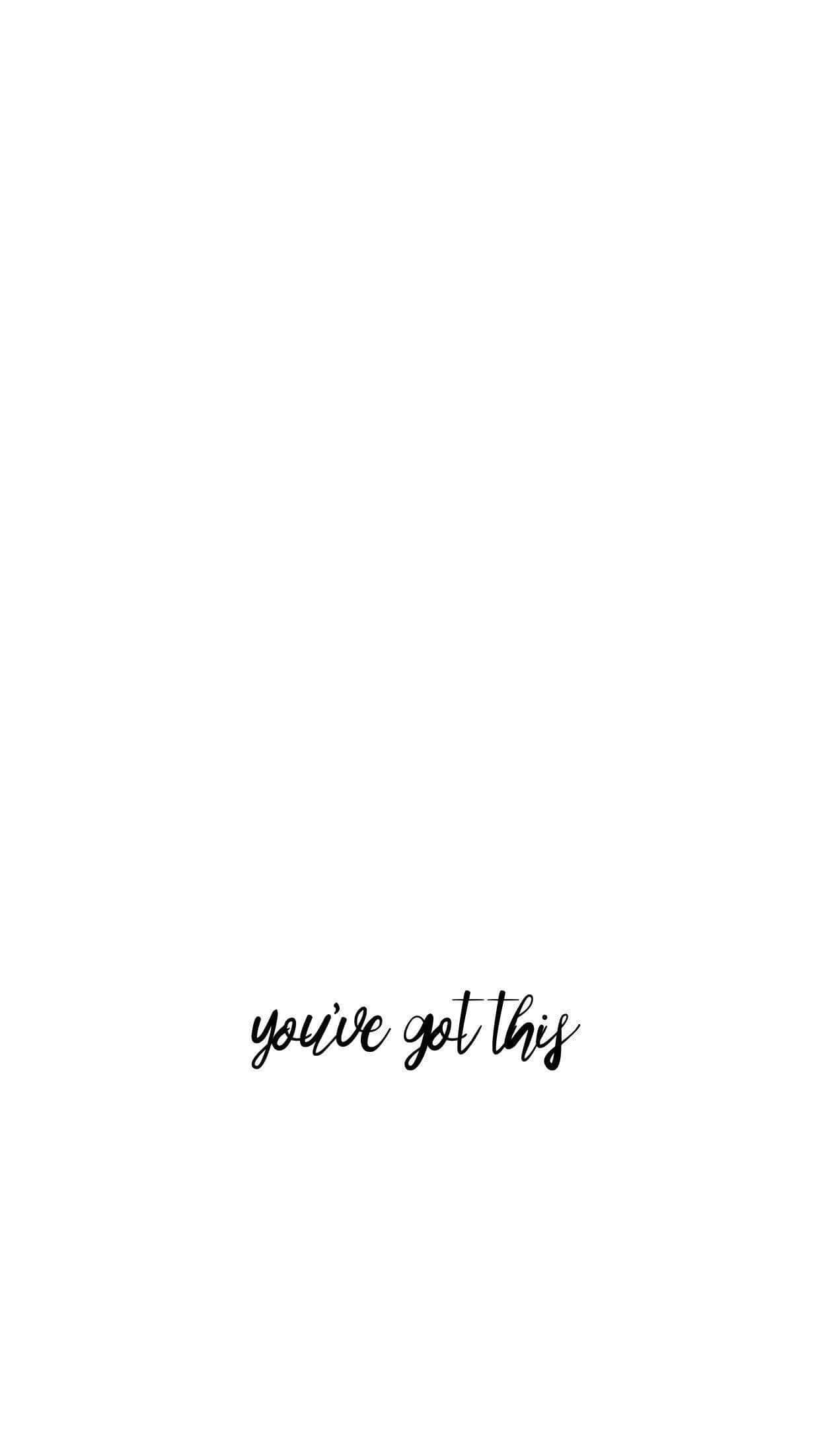 white bear cub, minimalist white background, black cursive text, Full HD Phone Wallpaper