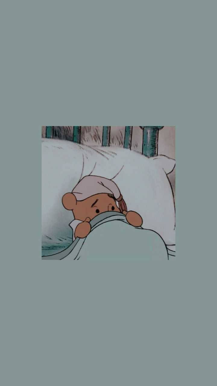 Cute Winnie The Pooh iPhone, Winnie The Pooh, white nightcap, HD Phone Wallpaper