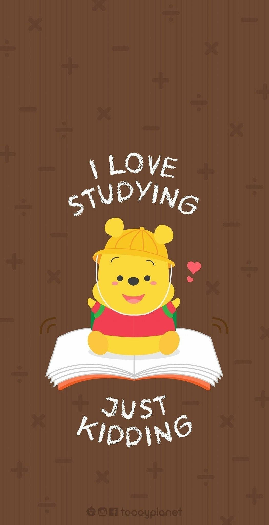 Winnie the Pooh, yellow hard hat, open book, Full HD Phone Wallpaper