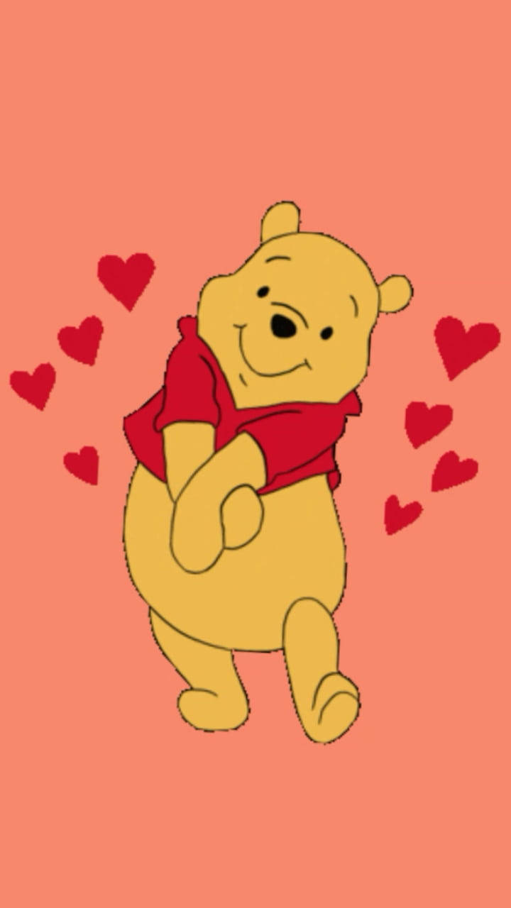 Cute Winnie The Pooh iPhone, Winnie The Pooh, red shirt, HD Phone Wallpaper