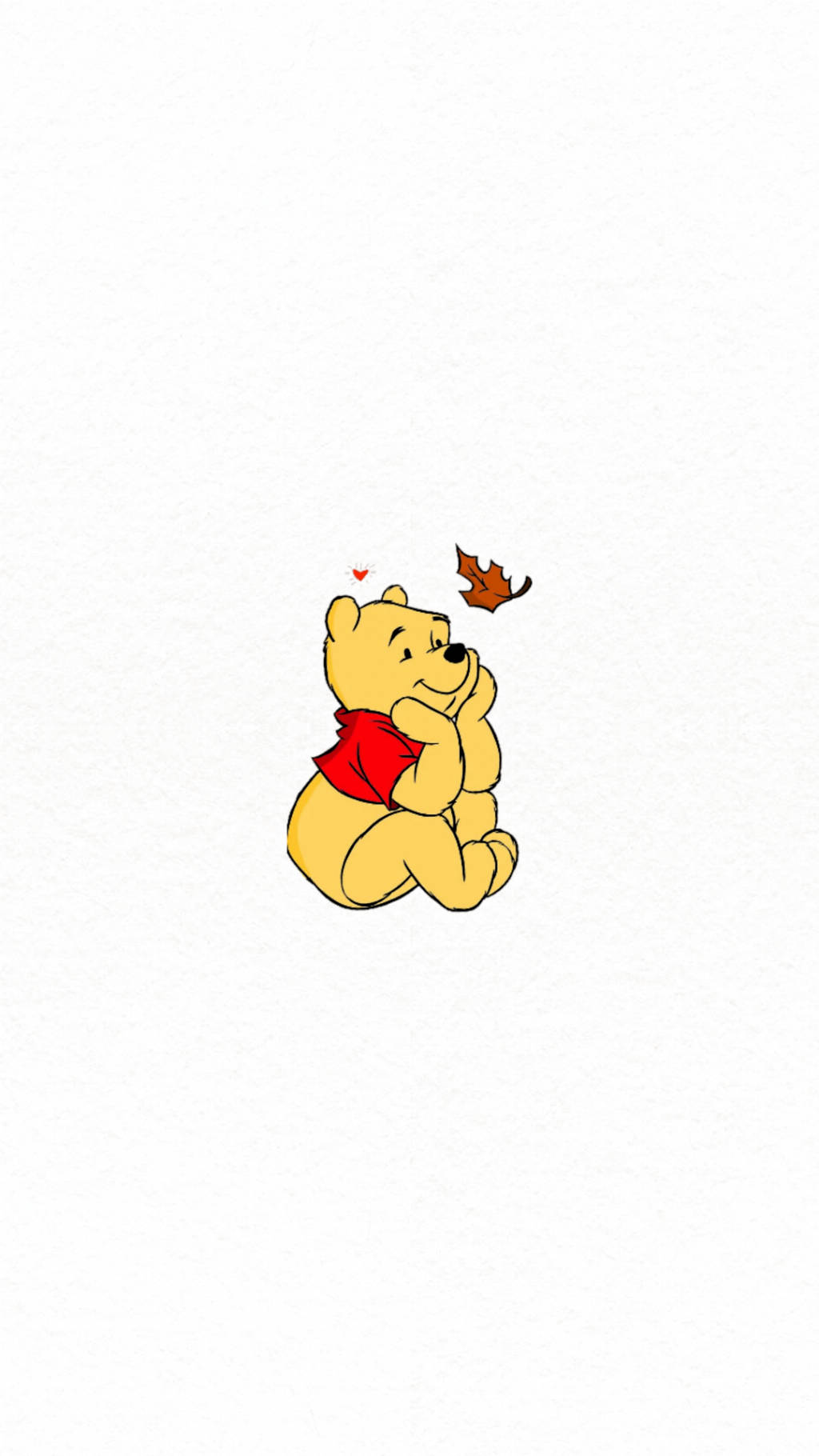 Cute Winnie The Pooh iPhone, Winnie The Pooh, yellow cartoon bear, HD Phone Wallpaper