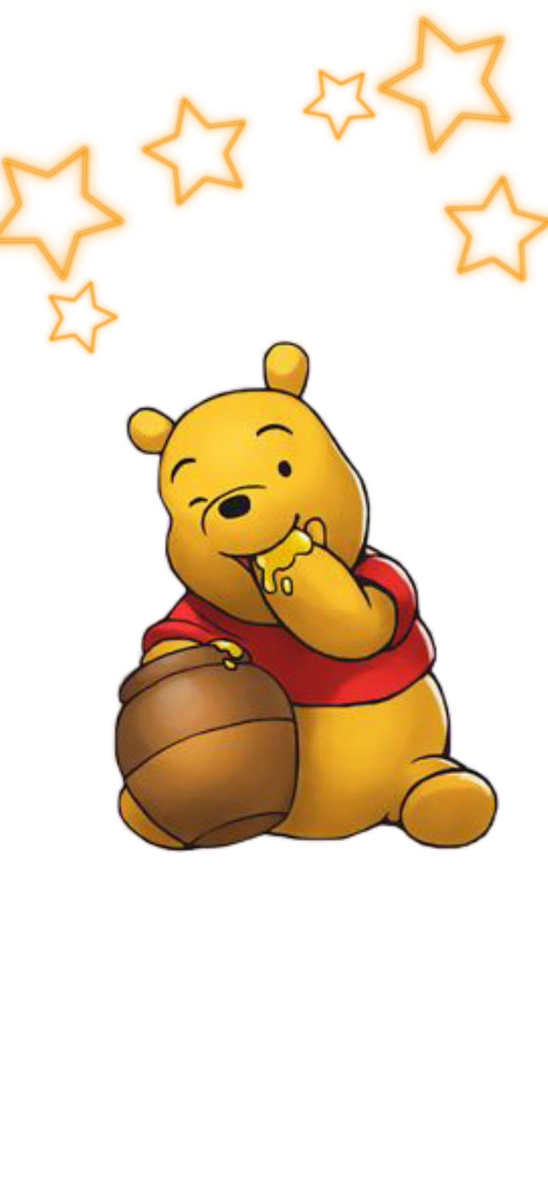 Cute Winnie The Pooh iPhone, Winnie the Pooh, honey jar, Full HD Phone Wallpaper