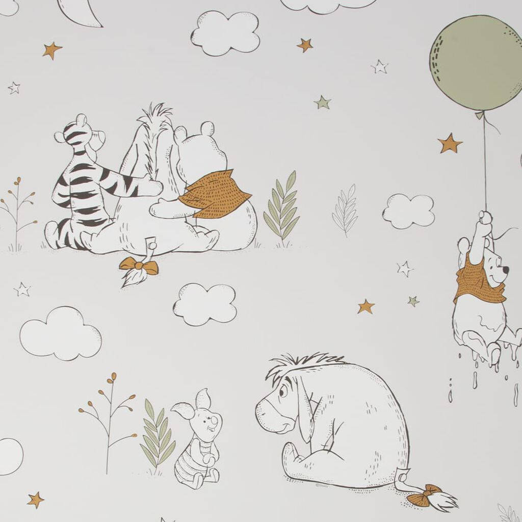 Winnie The Pooh, friends, whimsical illustrated scenes, SD Desktop Wallpaper
