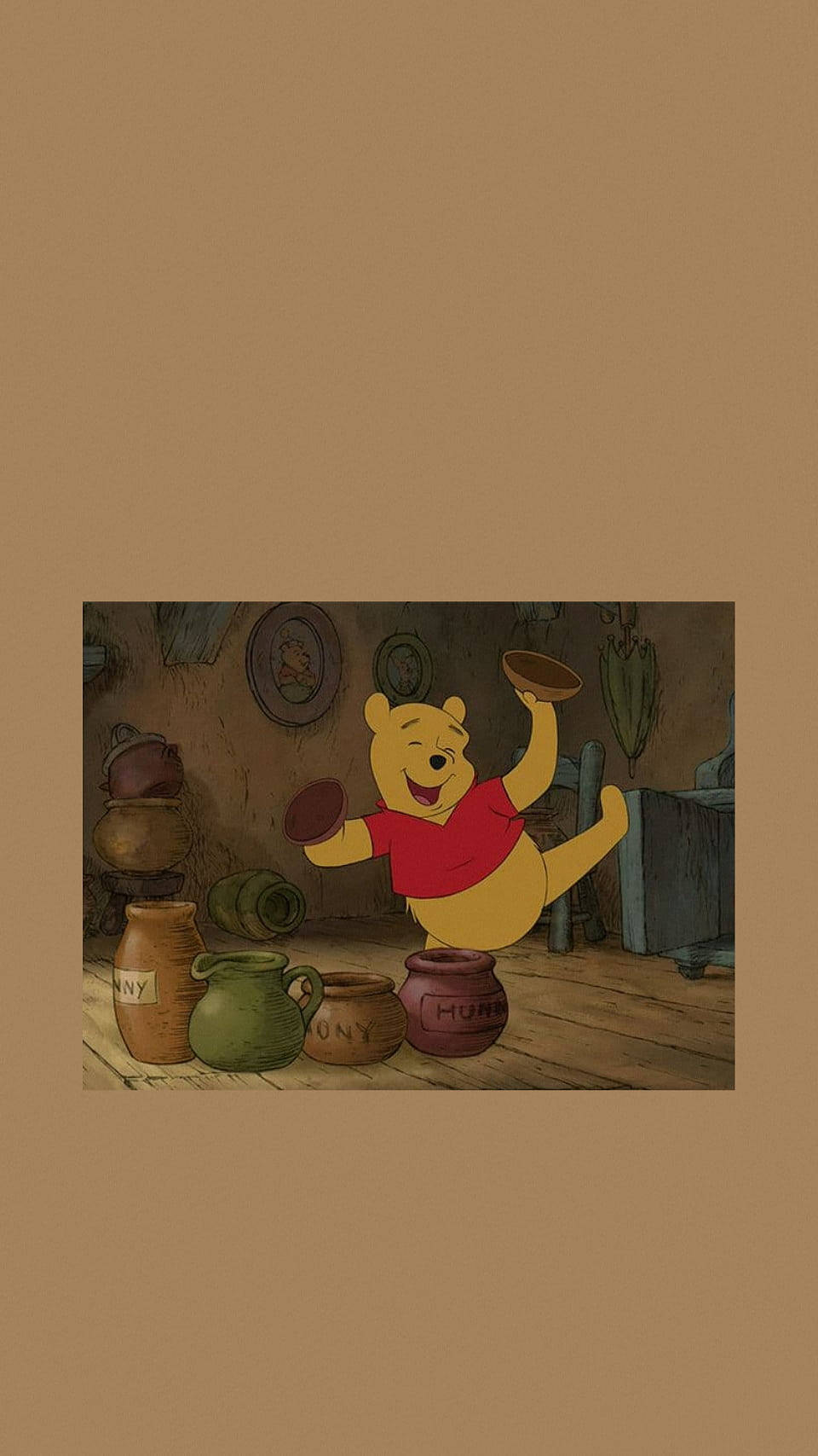 Winnie the Pooh, honey-filled kitchen, pots and jars, HD Phone Wallpaper