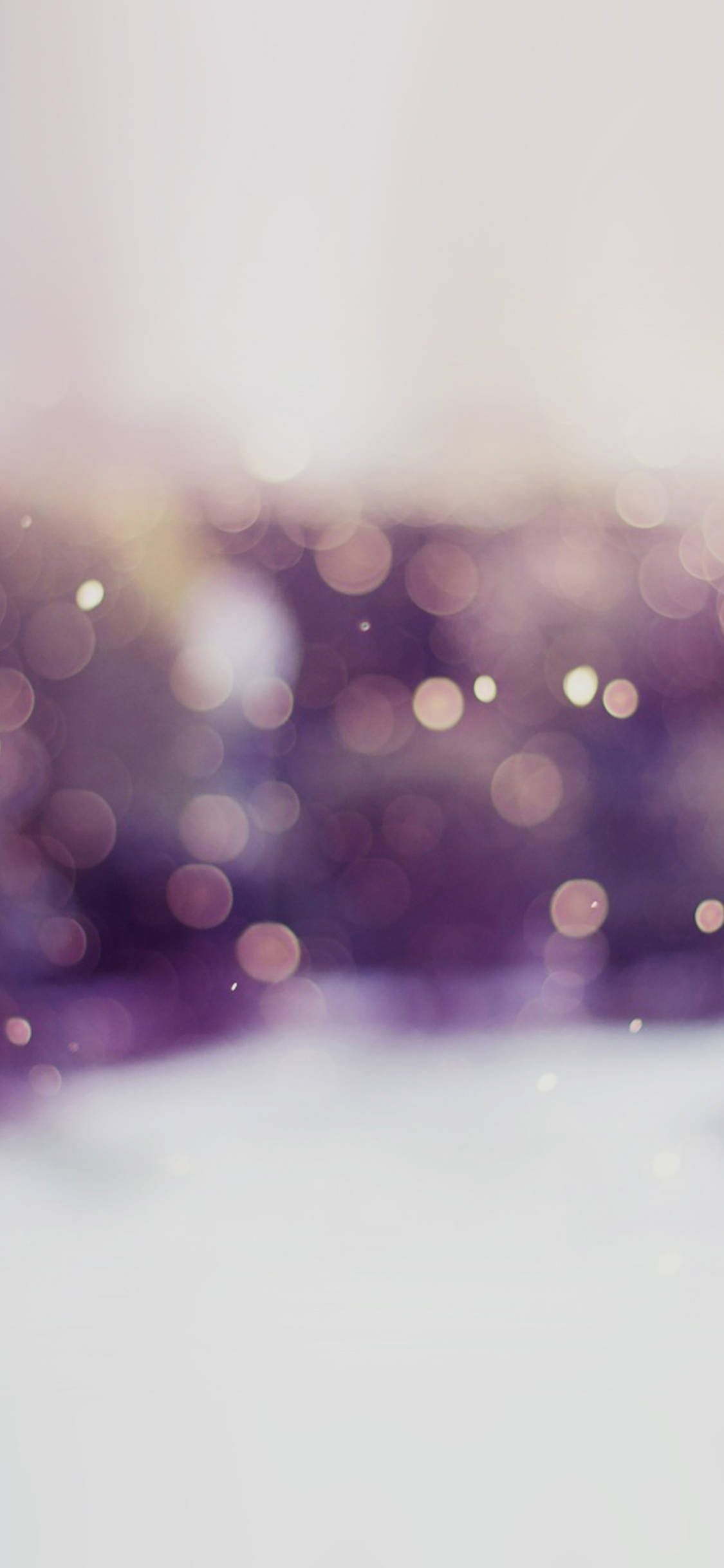 cute winter iphone, soft purple, white bokeh lights, Full HD Phone Wallpaper
