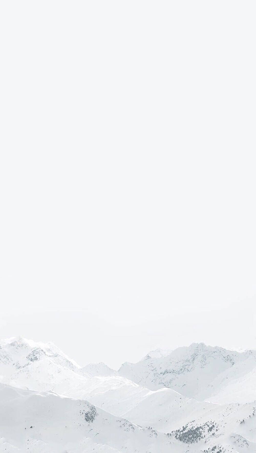 white aesthetic, iPhone, mountains, HD Phone Wallpaper