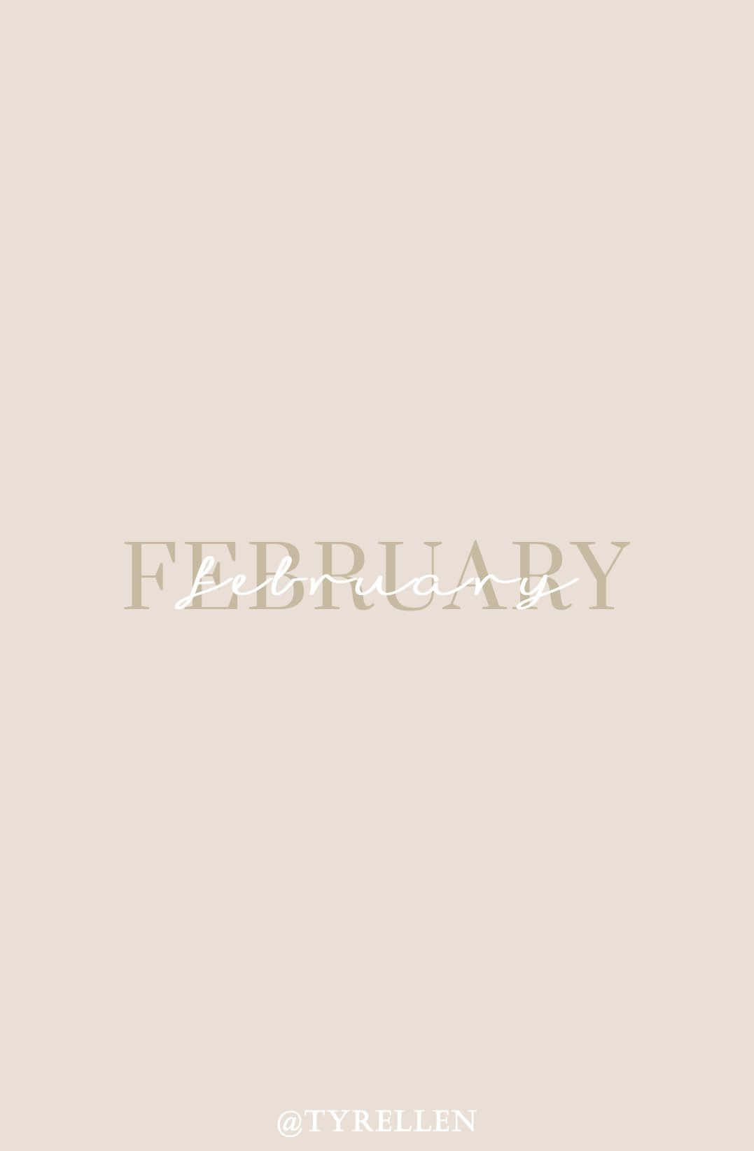February, iPhone, beige, HD Phone Wallpaper