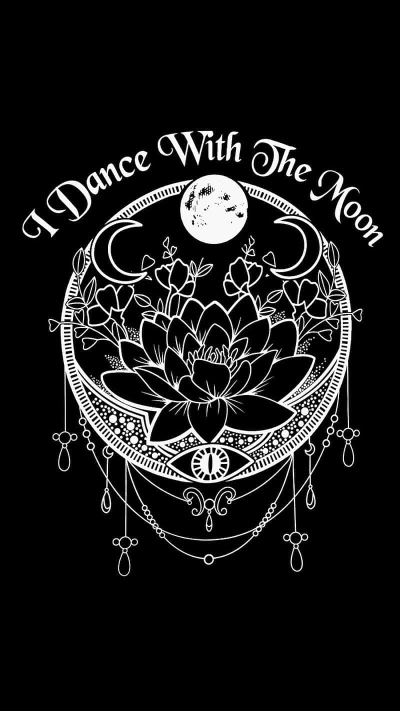 cute witchy decorative circle piece, white intricate mandala, lotus flower, HD Phone Wallpaper