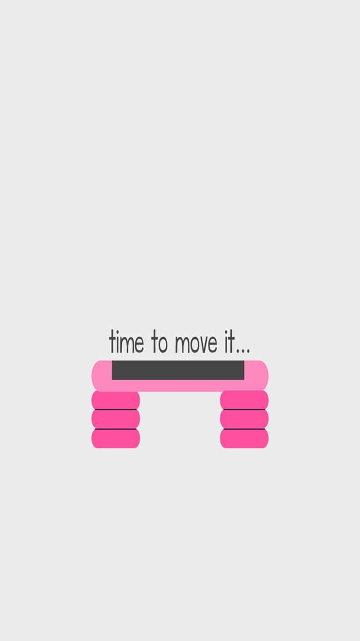 Cute Workout, pink, abstract object, HD Phone Wallpaper