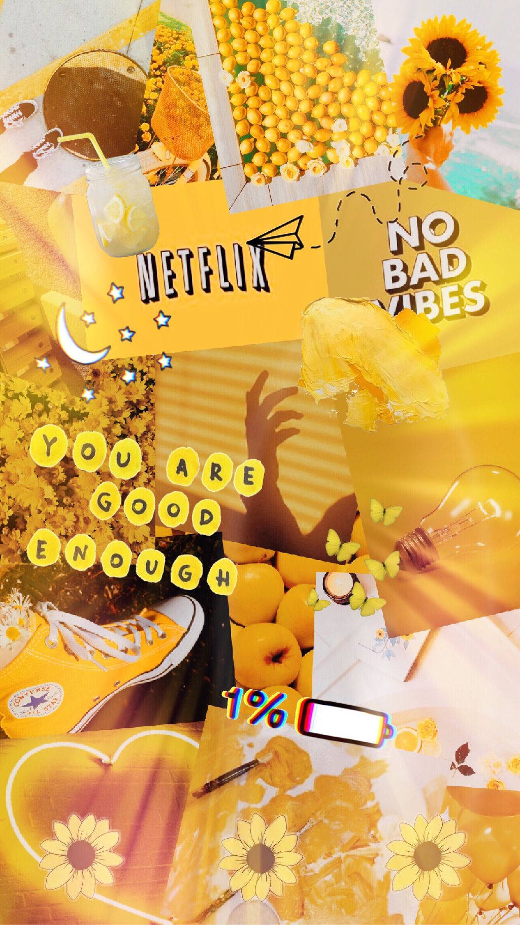 cute yellow aesthetic, sunflowers, lemons, HD Phone Wallpaper
