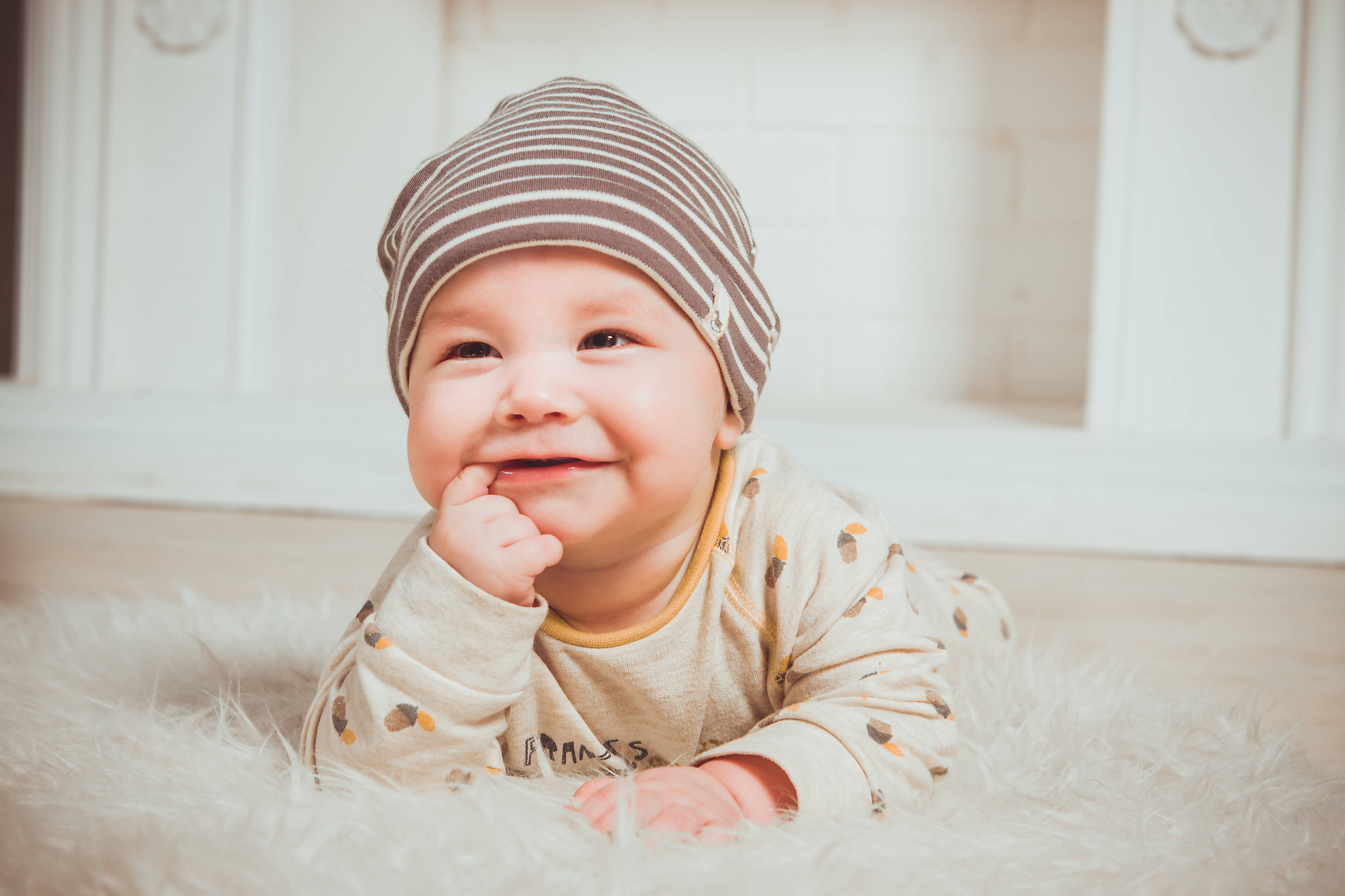 baby, pajamas, bonnet, 5K Desktop Wallpaper
