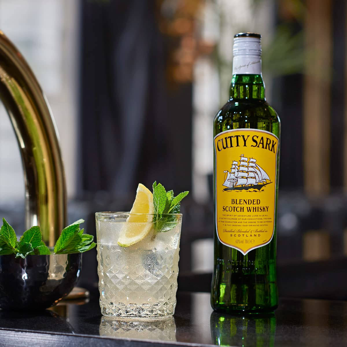 Cutty Sark, whisky cocktail, lemon, SD Desktop Wallpaper