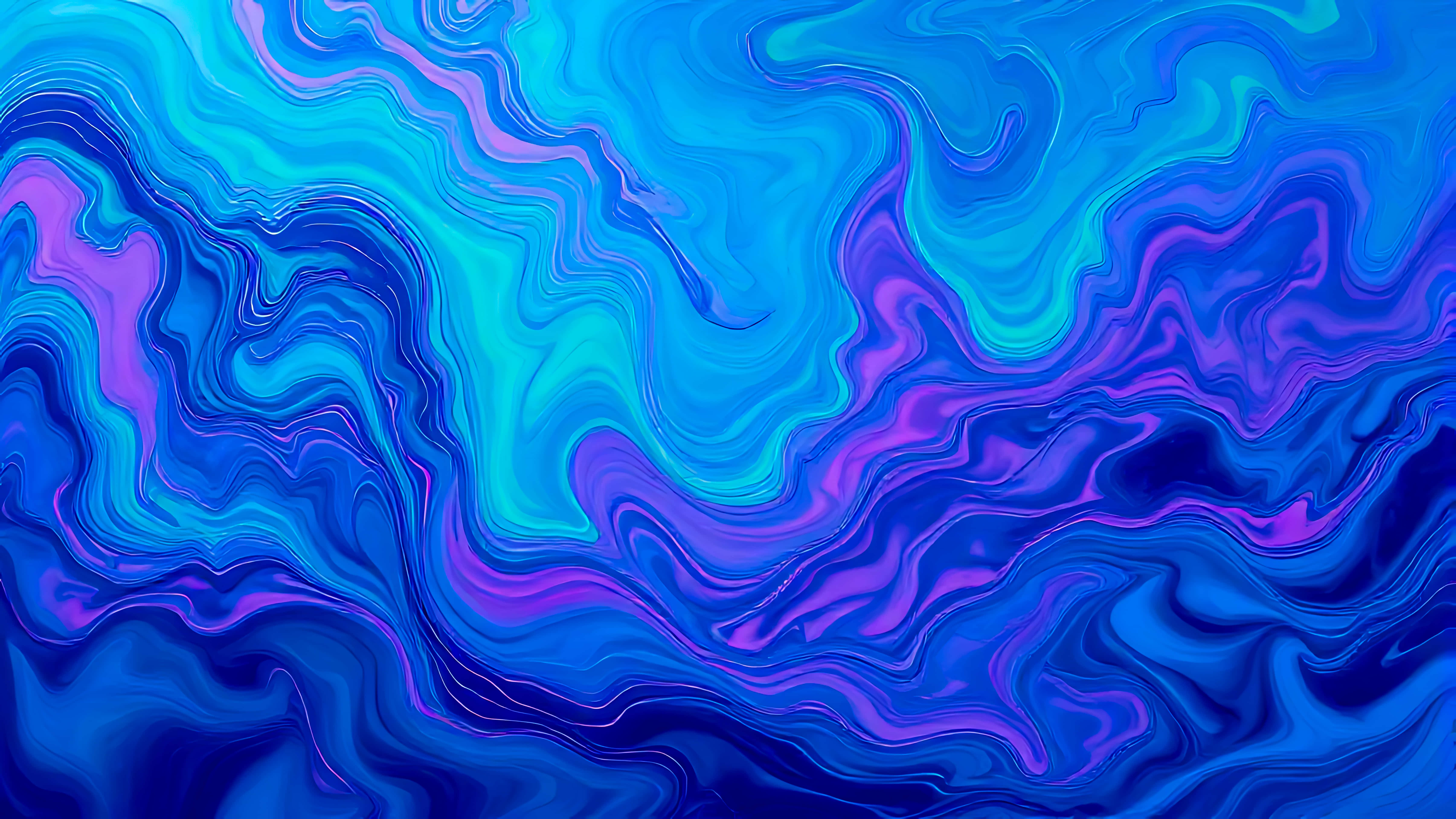 blue, cyan, purple, 5K Desktop Wallpaper
