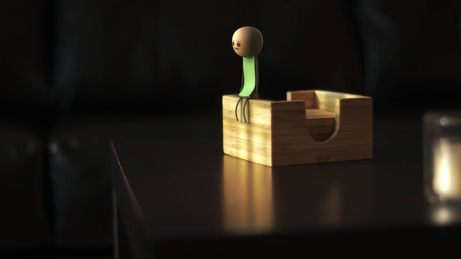 Cyanide And Happiness, 3D Greenshirt, green torso, Full HD Desktop Wallpaper