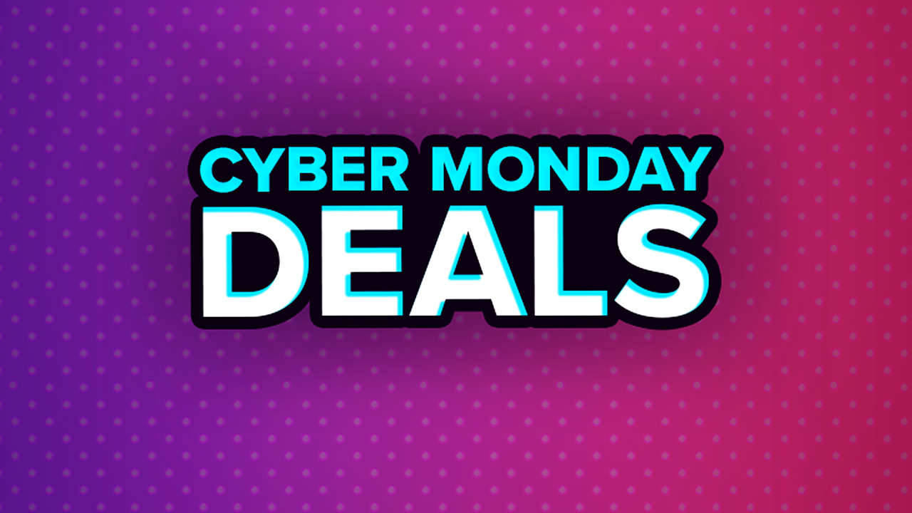 Cyber Monday, glowing cyan, white, HD Desktop Wallpaper