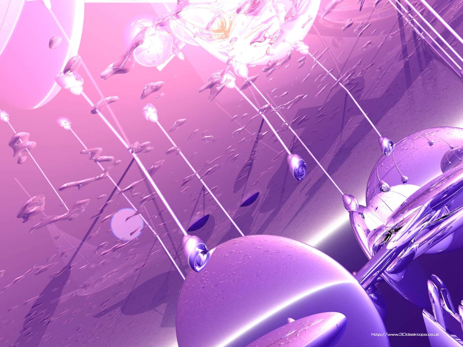 Cyber Y2K Aesthetic, futuristic spheres, geometric shapes, HD Desktop Wallpaper