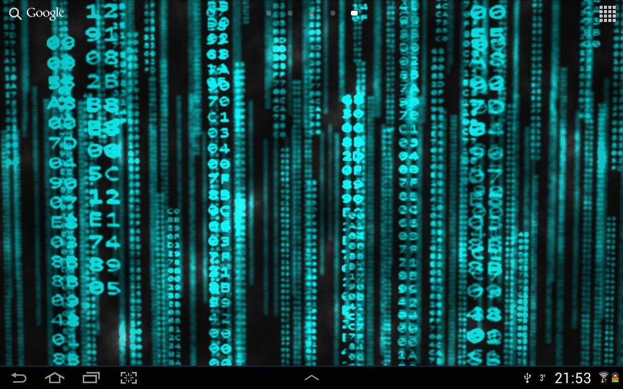 Cyber Information Lines, glowing teal digital code, black background, HD Desktop Wallpaper