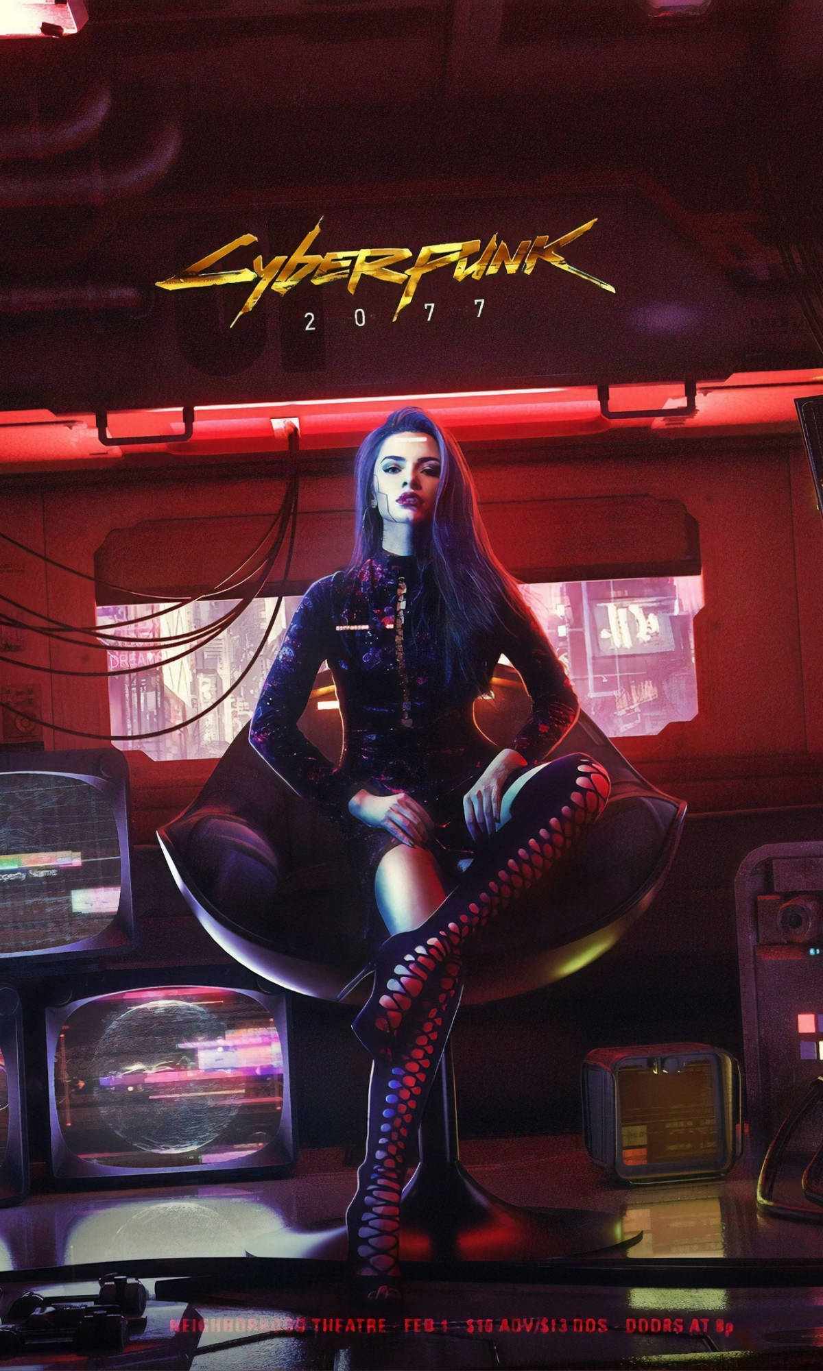 Cyberpunk 2077, Android, cyberpunk woman, Full HD Phone Wallpaper