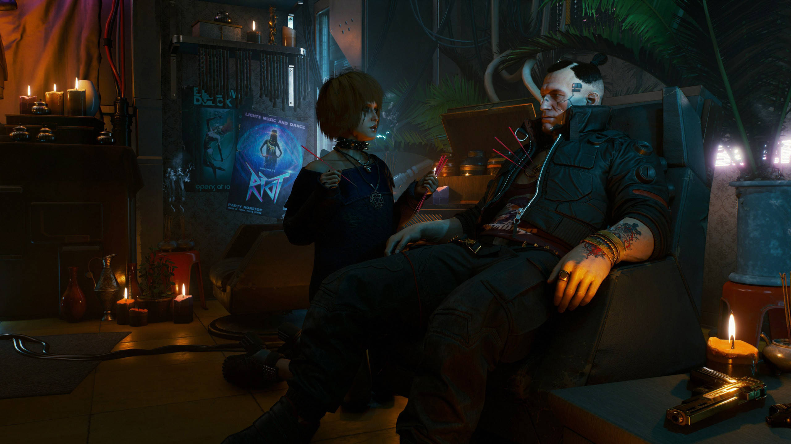 cyberpunk, 2560x1440, neon lights, 2K Desktop Wallpaper