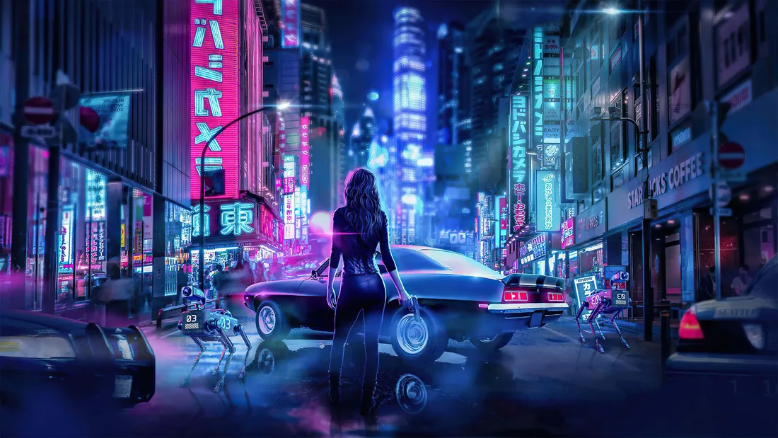 Cyberpunk Aesthetic