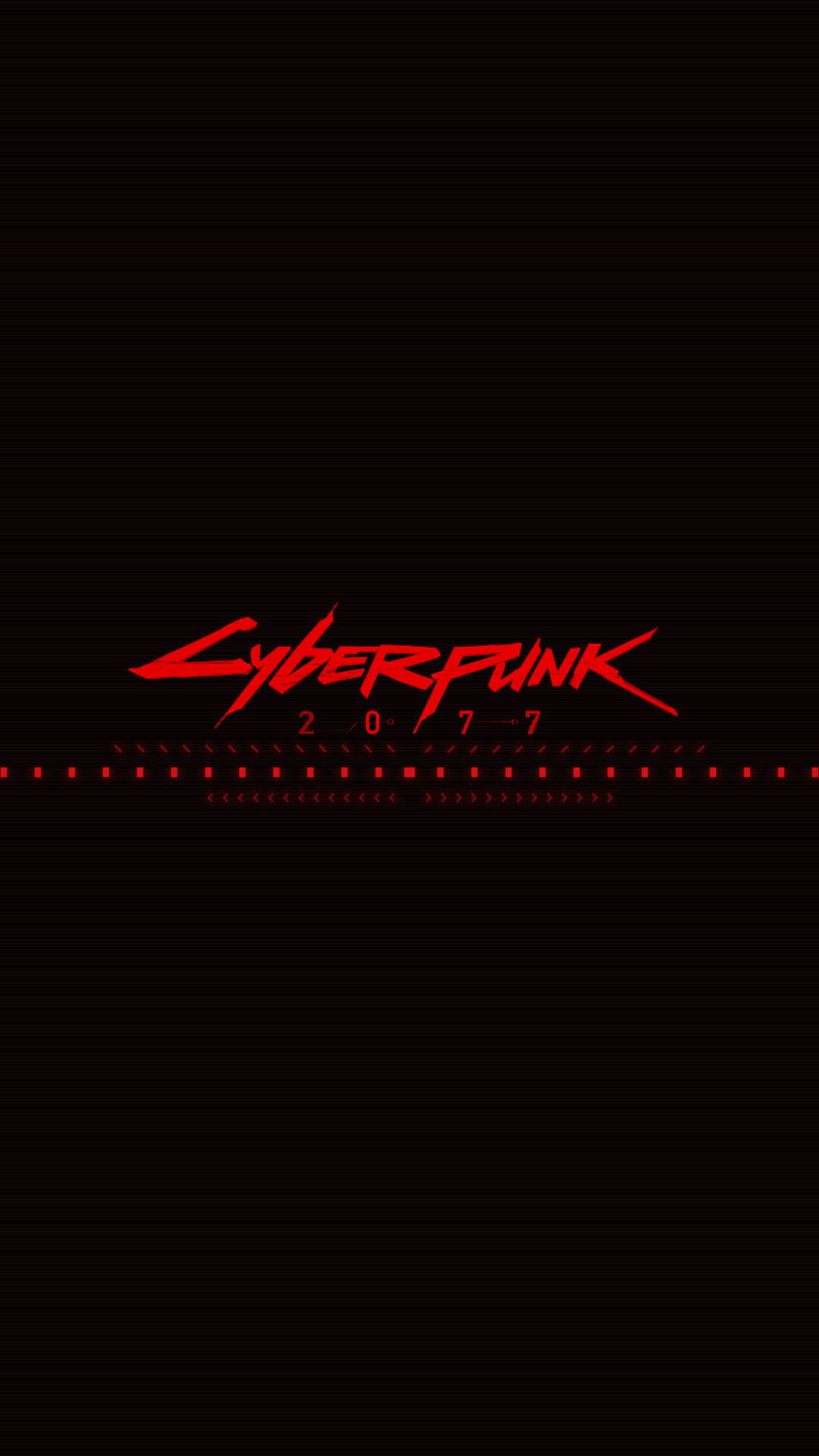 Cyberpunk 2077, red, black, Full HD Phone Wallpaper