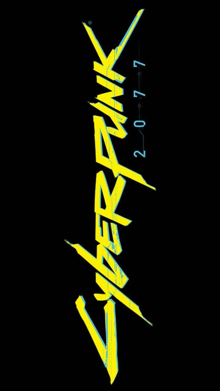 Cyberpunk 2077, neon yellow, black, HD Phone Wallpaper