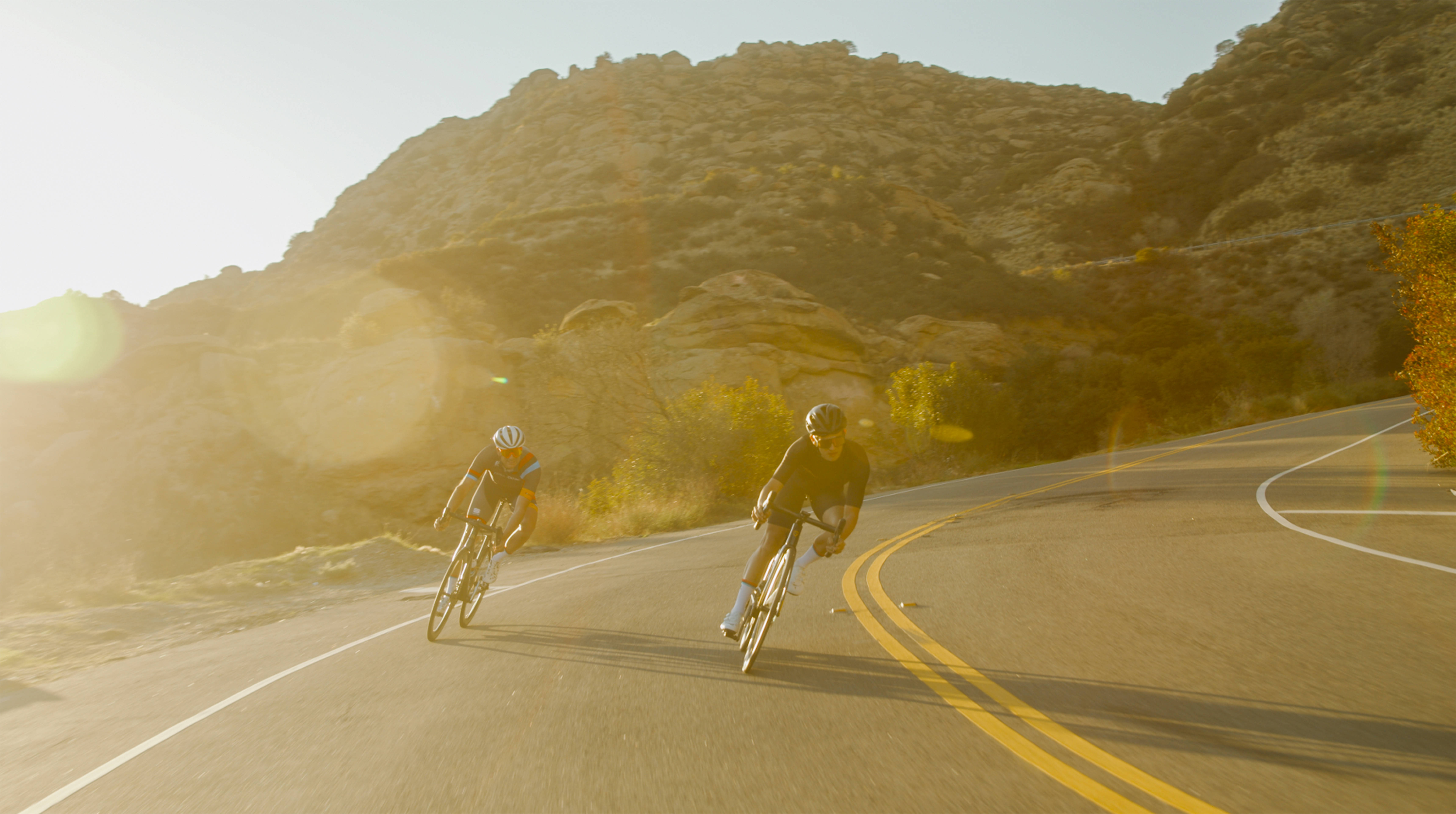 country road, downhill cycling, winding mountain road, 5K Desktop Wallpaper