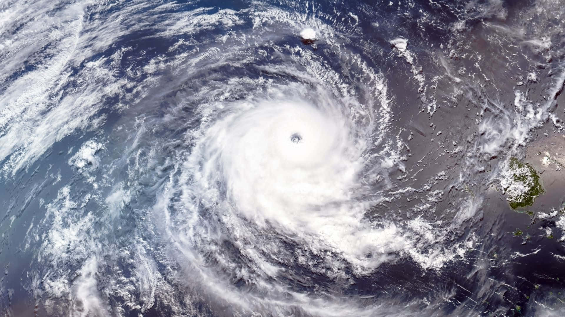 Cyclone, hurricane, ocean, Full HD Desktop Wallpaper