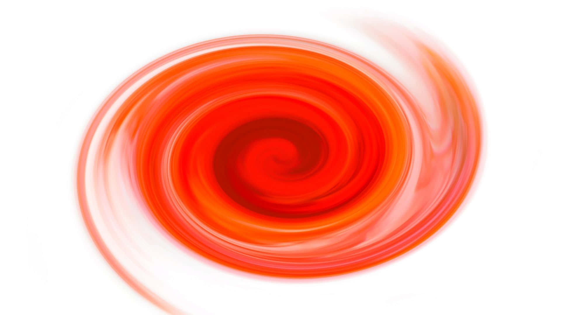 Cyclone, vibrant red spiral, stark white background, Full HD Desktop Wallpaper