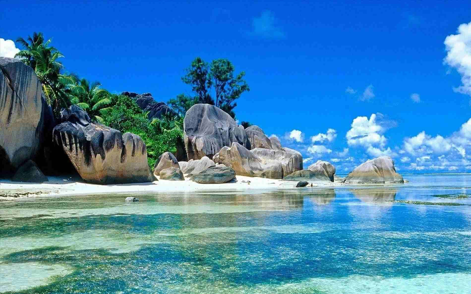 Cyprus, tropical paradise, turquoise water, HD Desktop Wallpaper