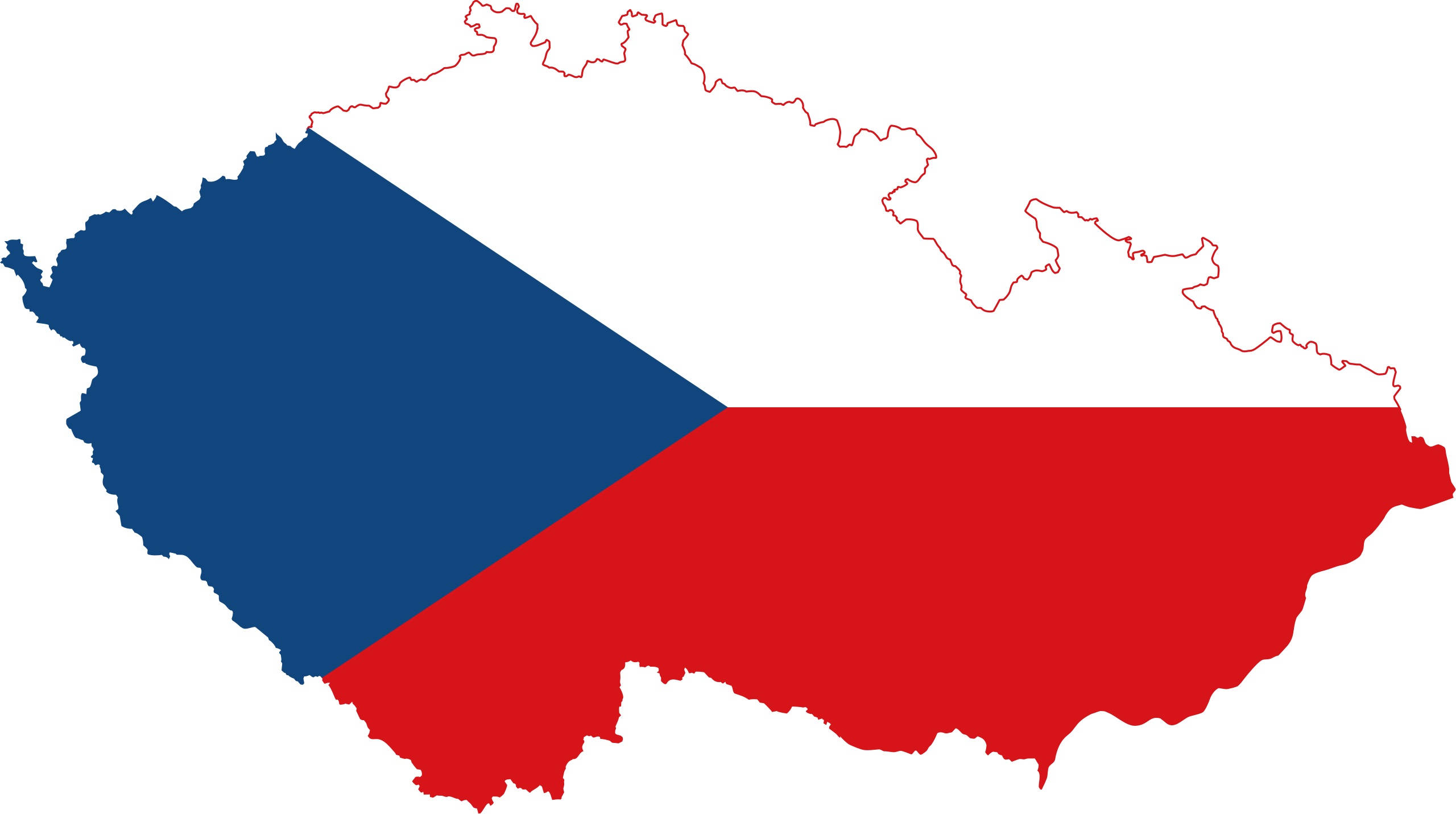 Czech Republic, flag, blue, 2K Desktop Wallpaper