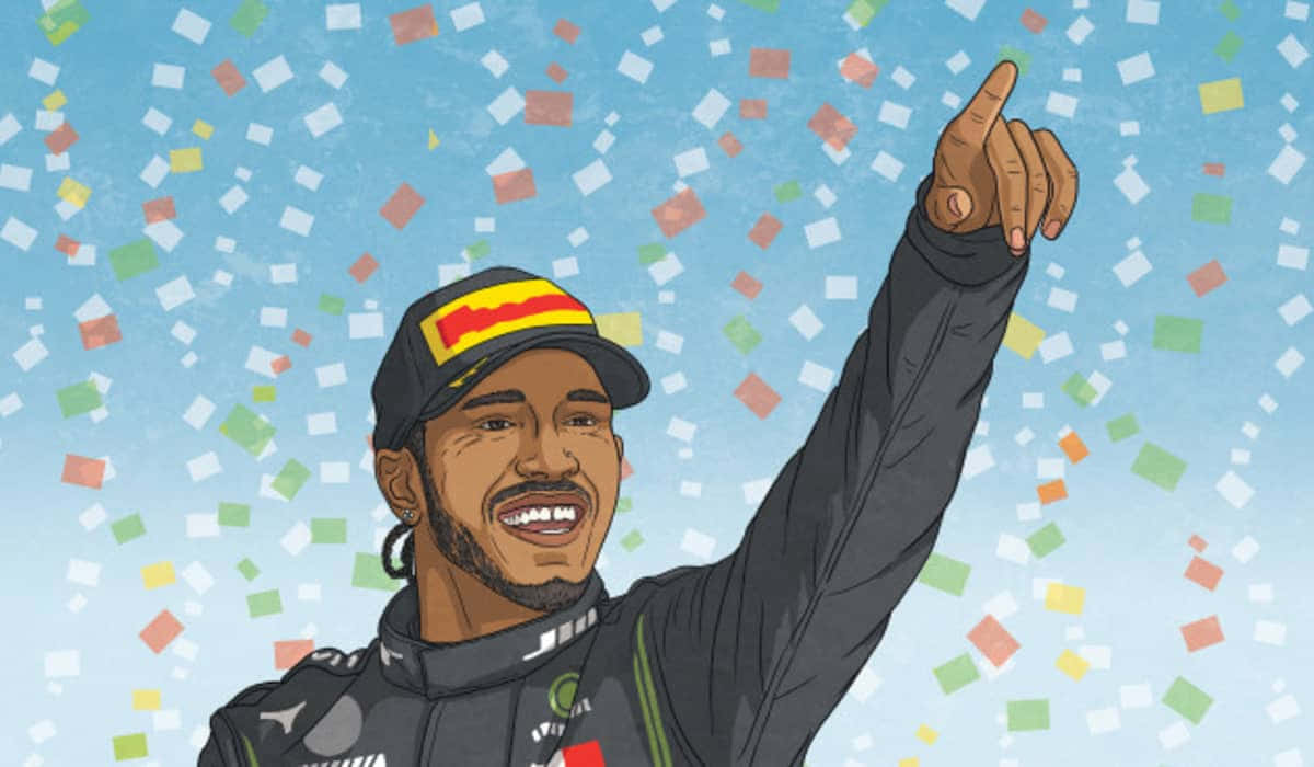 Dababy Cartoon, race car driver, cap, SD Desktop Wallpaper