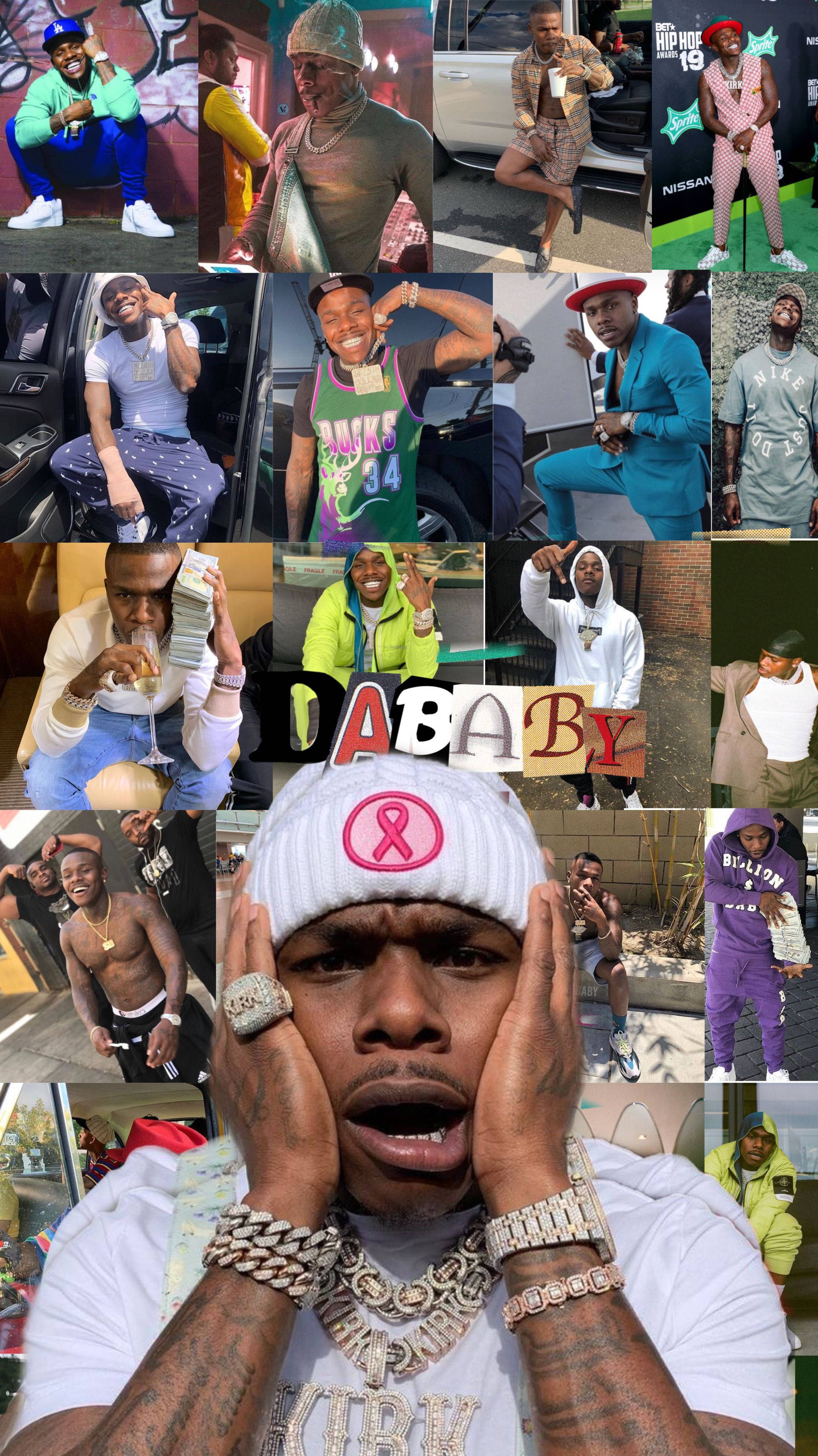 Dababy phone, DaBaby, urban settings, 2K Phone Wallpaper