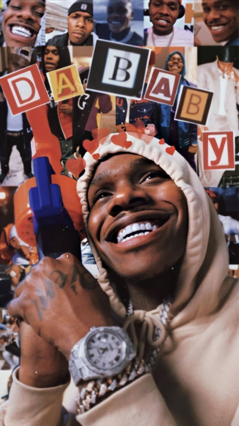 DABABY, hoodie, toy gun, HD Phone Wallpaper