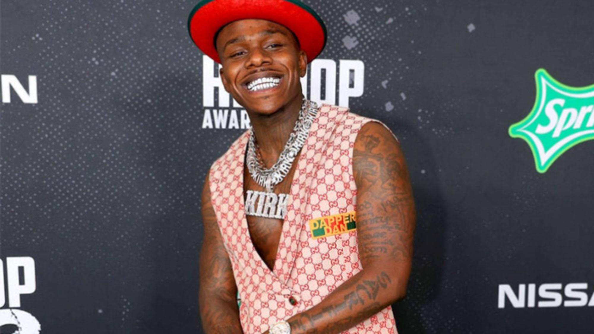 Dababy, hip hop awards, red hat, Full HD Desktop Wallpaper