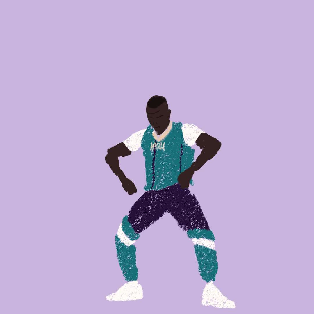 Dababy, teal, purple, SD Desktop Wallpaper