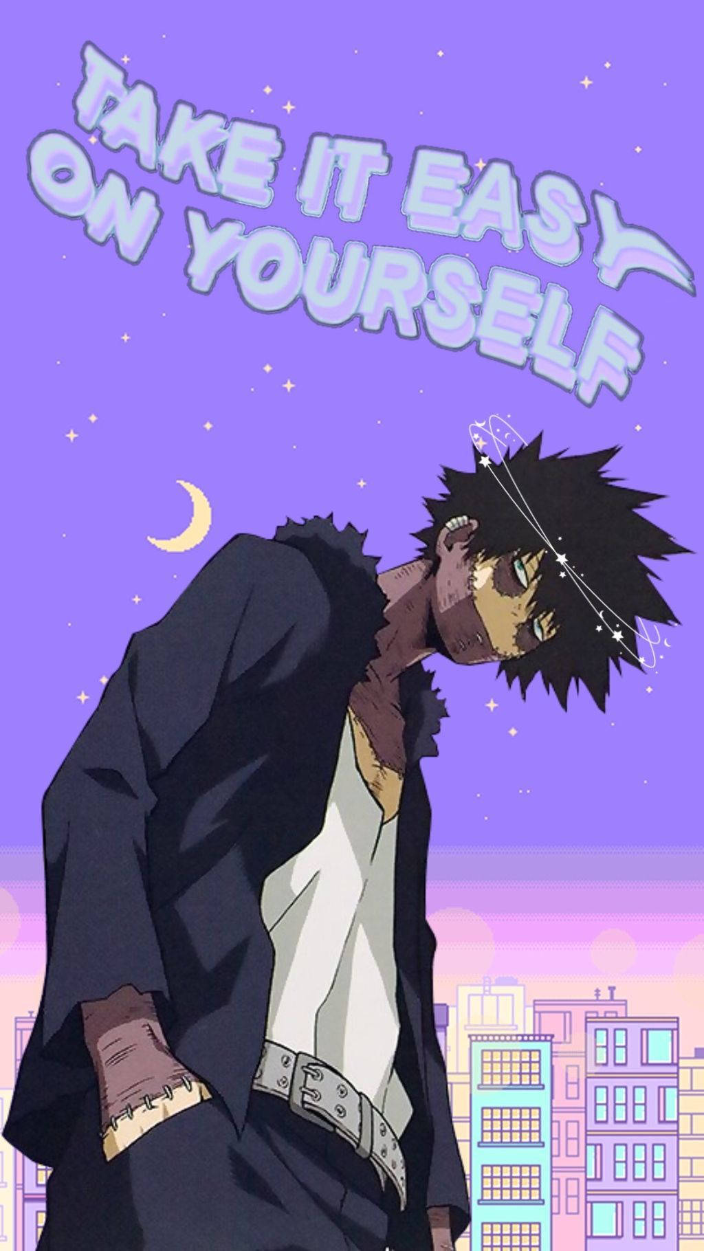 Dabi, spiky hair, city skyline, HD Phone Wallpaper