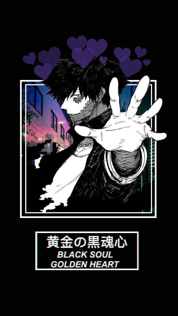 Dabi Aesthetic, black hair, white hand, HD Phone Wallpaper