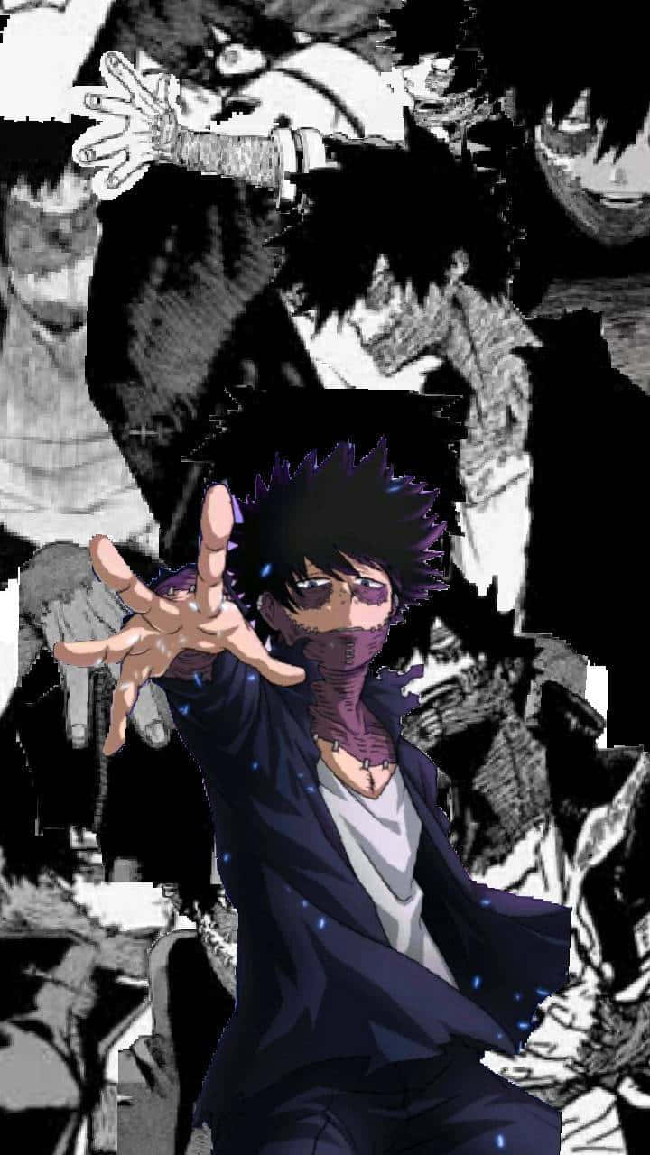 Dabi, spiky hair, glowing eyes, HD Phone Wallpaper