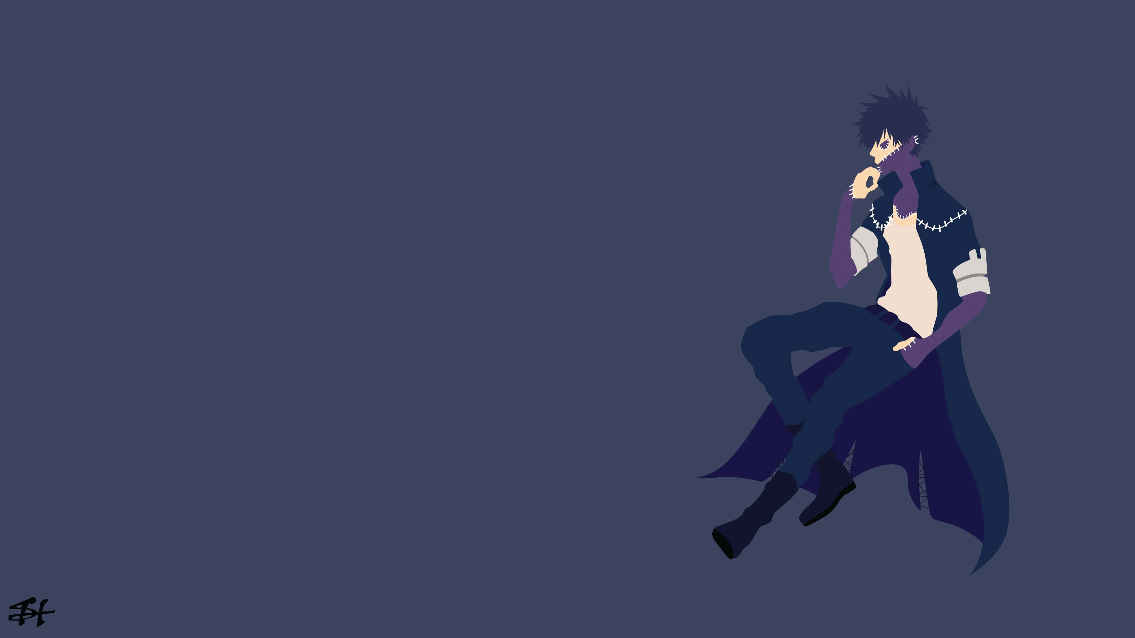 Dabi, Boku No Hero, spiky hair, 4K Desktop Wallpaper