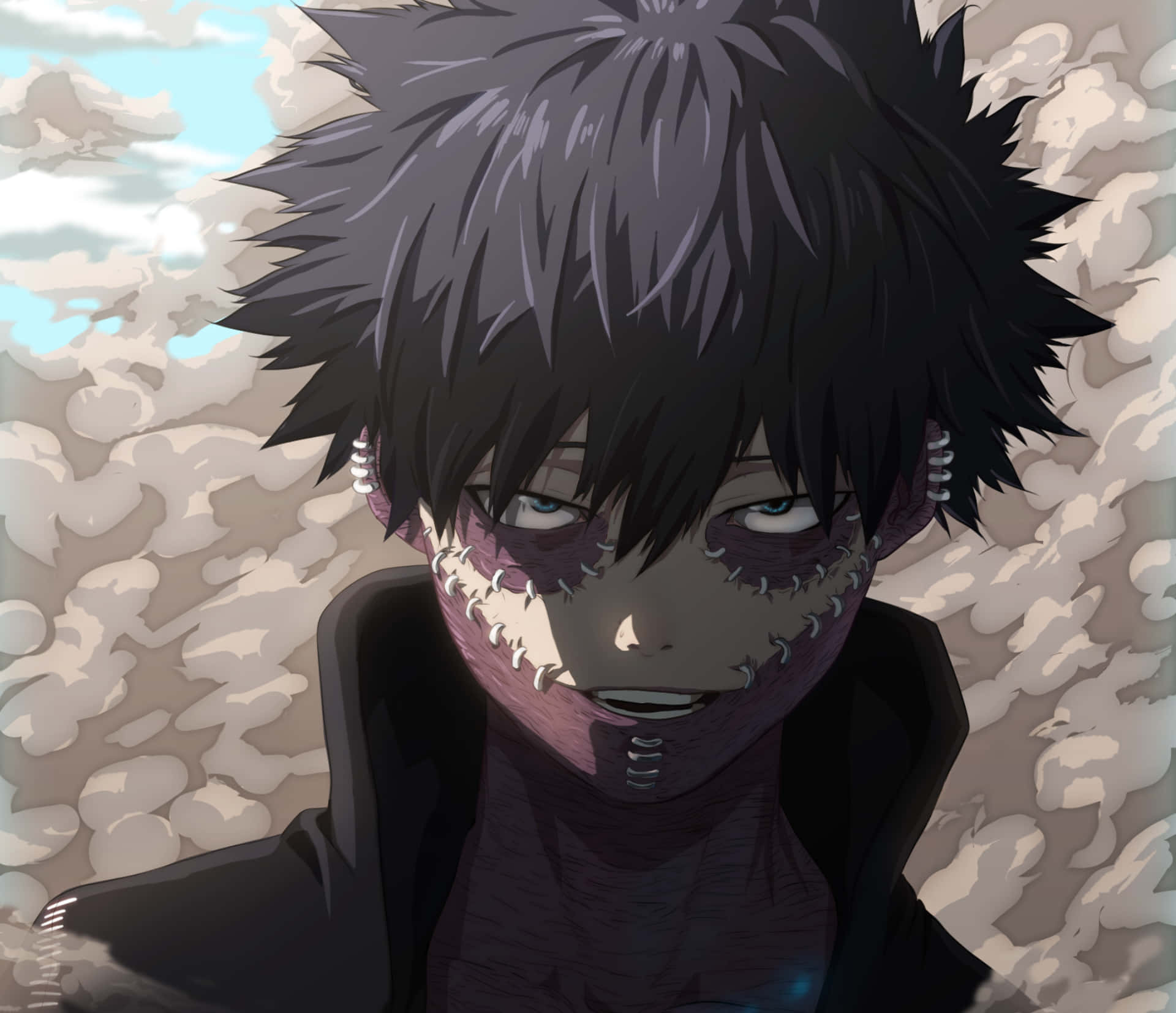 Dabi, Boku No Hero, black hair, Full HD Desktop Wallpaper