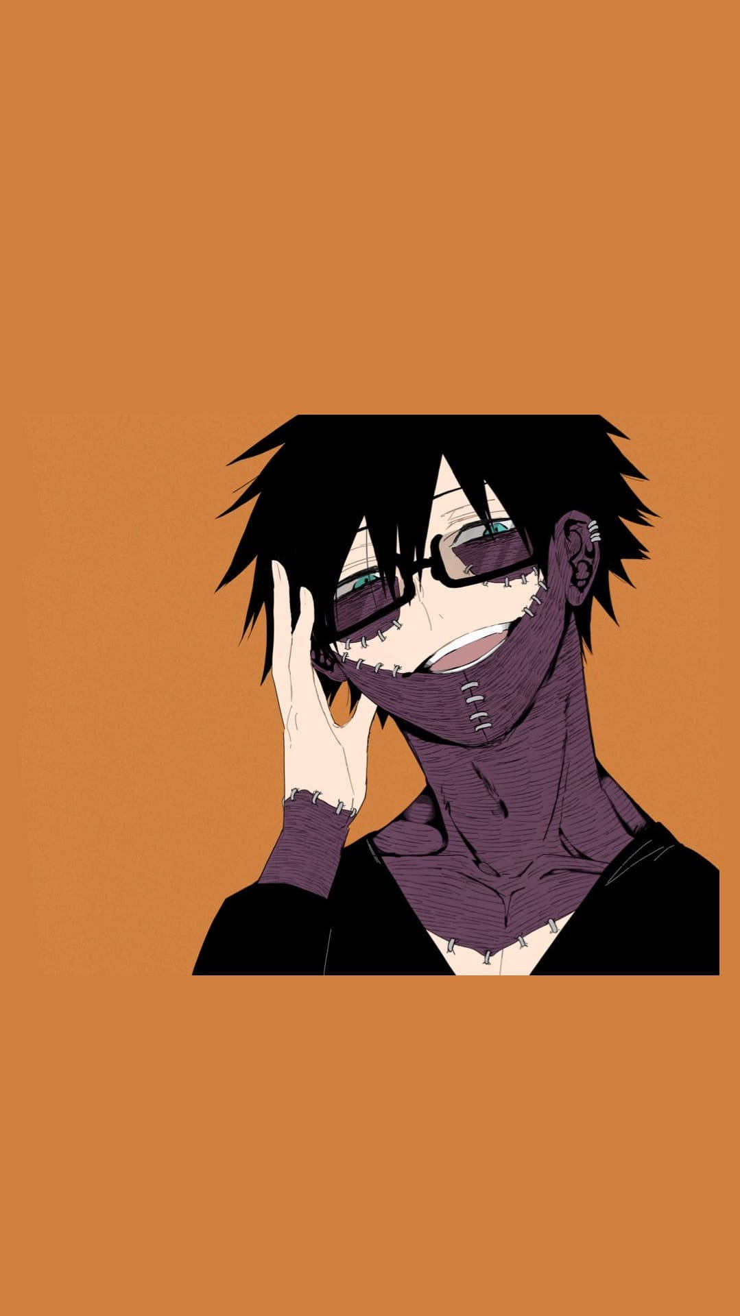 Dabi, dark orange, black hair, Full HD Phone Wallpaper