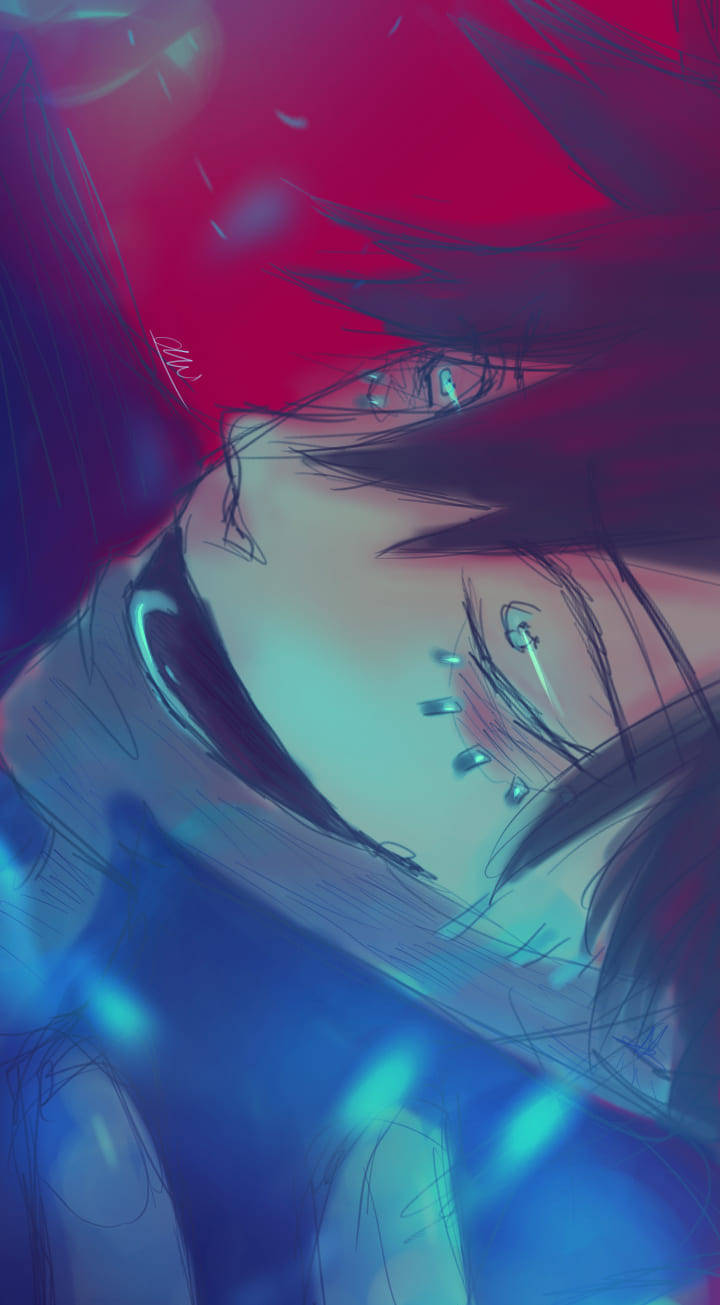 Dabi, red hair, piercing eyes, HD Phone Wallpaper