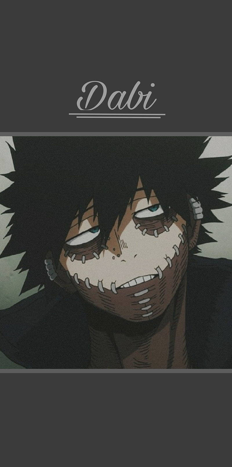 Dabi, stitched face, intense gaze, HD Phone Wallpaper