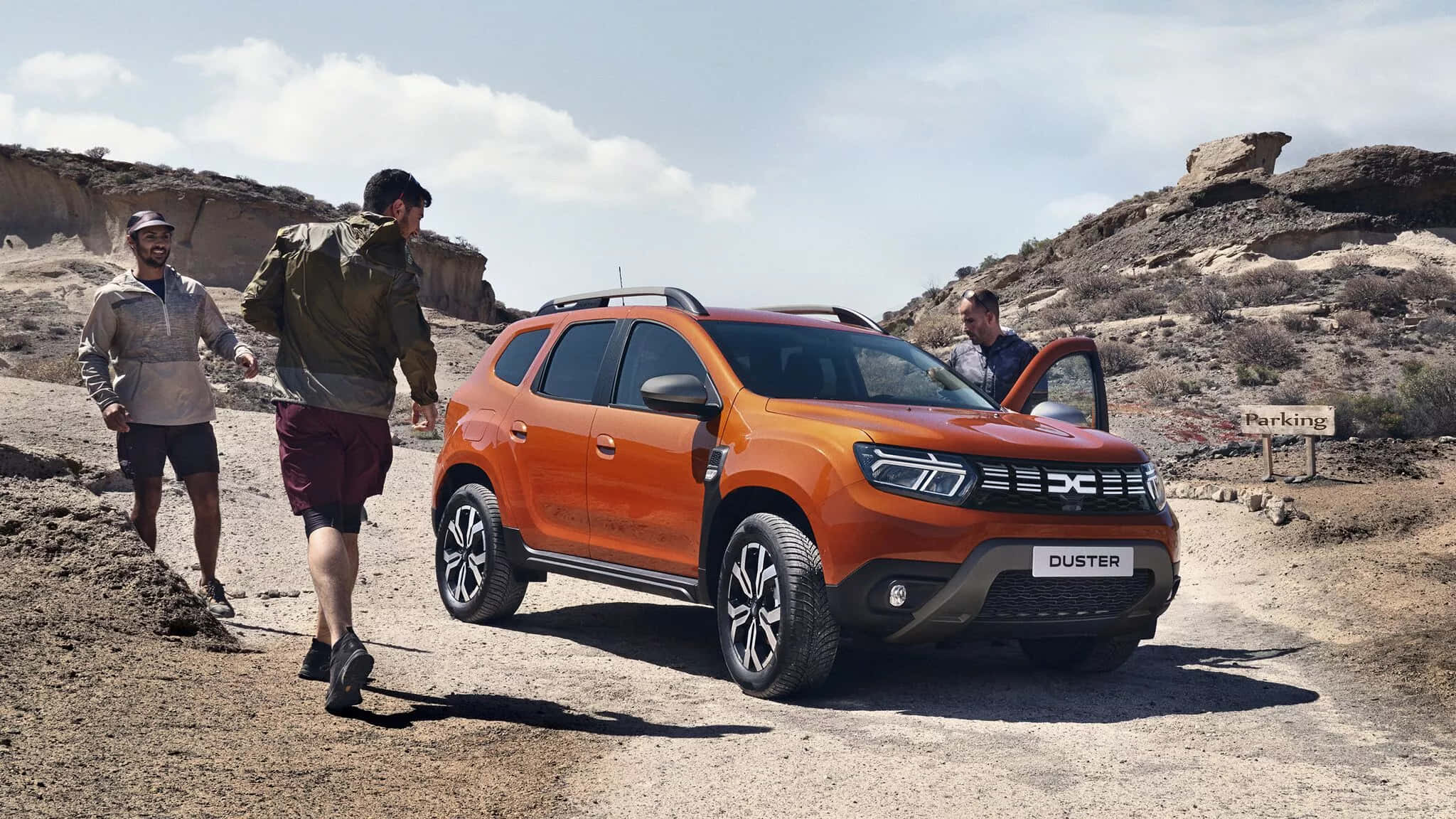 Dacia Duster, Adventure Outdoors, vibrant orange, Full HD Desktop Wallpaper