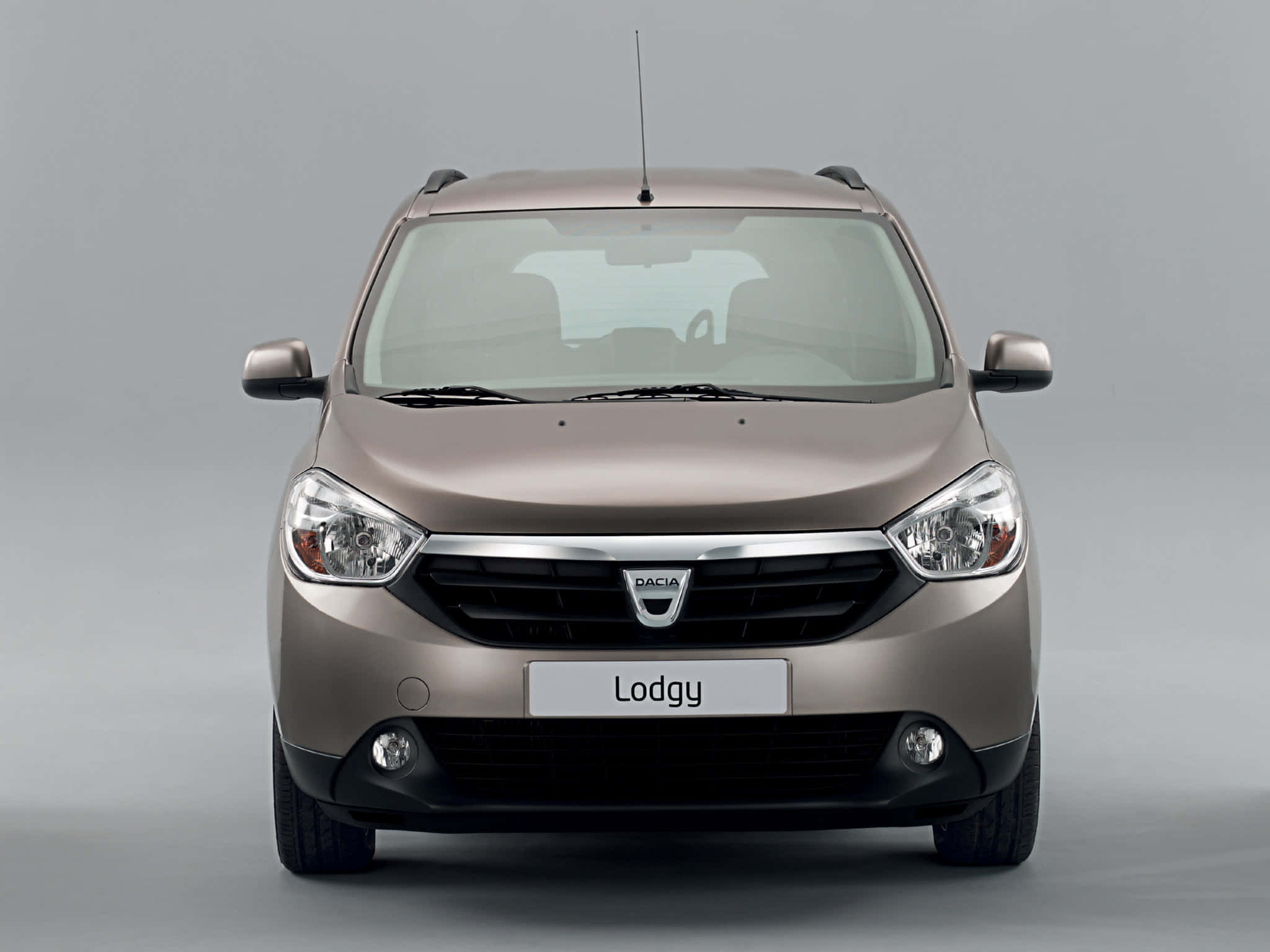 Dacia Lodgy, beige, compact MPV, Full HD Desktop Wallpaper
